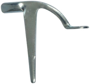 Produktbillede af en stjerthage i blankt metal fra IPA Beslag